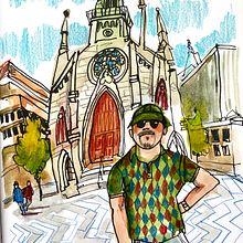 Mi proyecto del curso: Sketching urbano: dibuja tu ciudad en movimiento. Projekt z dziedziny Sketching,  R, sunek, Malowanie akwarelą,  R, sunek architektoniczn, Sketchbook, Trad, c i jna ilustracja użytkownika s.marinier - 01.07.2022