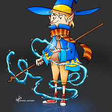 Aqua magic.. Traditional illustration, Character Design, Digital Illustration, and Children's Illustration project by Carlos Ernesto Leonides Barrera - 07.01.2022