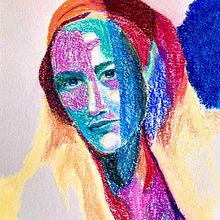 My project for course: Expressive Portrait Drawing with Soft Pastels. Projekt z dziedziny Trad, c, jna ilustracja,  Sztuki piękne,  R, sunek, Portret,  R, sunek art, st i czn użytkownika Karen Bjarnadóttir - 01.07.2022