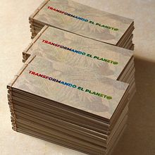 Transformando el planeta (2020). Bookbinding project by Camila Moncada (Jáku Papel) - 07.01.2022