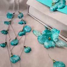 Flor de tejido seda, pintada a mano . % Esther Minerva Lopez tarafından hazırlanan Sanat ve El Sanatları projesi - 07.02.2022