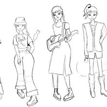 My project for course: Drawing Appealing Characters with Personality. Projekt z dziedziny Projektowanie postaci, Sketching,  R, sunek, Stor, telling, Stor, board,  R, sunek art, st, czn i Narracja użytkownika Mykhailina Dubchak - 02.07.2022