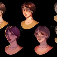 Mi proyecto del curso: Iluminación y color para retratos digitales en Photoshop . Un proyecto de Ilustración tradicional, Ilustración digital y Pintura digital de sagittam - 25.07.2022