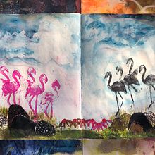 My project for course: Sketchbooking with Handmade Stamps. Un proyecto de Ilustración tradicional, Pattern Design, Estampación, Sketchbook y Grabado de Essi - 30.06.2022