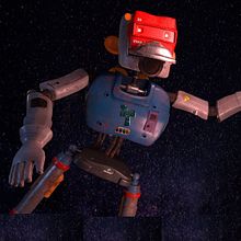 Mi Amigo Robot. 3D, and Character Design project by Eleazar Tzontecomani - 07.03.2022