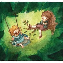 Il barone rampante. Traditional illustration project by Valentina Stecchi - 07.03.2022