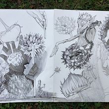 Mon projet du cours : Initiation au dessin : travaillez votre sens de l’observation. Projekt z dziedziny Sketching, R, sunek ołówkiem,  R, sunek, Sketchbook,  R i sunek atramentem użytkownika fabiennebegonia - 03.07.2022