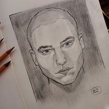 Mój projekt z kursu: Szkicowanie portretów: odkrywaj ludzką twarz. Esboçado, Desenho, Desenho de retrato, Desenho artístico, e Sketchbook projeto de Adam Jasiewicz - 03.07.2022