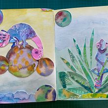 Mein Kursprojekt: Kreatives Sketching mit Aquarell für Anfänger. Traditional illustration, Sketching, Creativit, Watercolor Painting, and Sketchbook project by ingridleslie - 07.03.2022