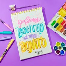 Mi proyecto del curso: Lettering en acuarela a todo color. Een project van  Belettering, Aquarelschilderen,  H y lettering van Yamila Acosta - 03.07.2022