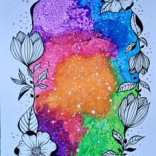 Mein Kursprojekt: Moderne Aquarelltechniken. Un projet de Illustration traditionnelle, Beaux Arts, Peinture , et Aquarelle de Nena Kardel - 03.07.2022