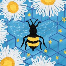 Abeja de hilitos. Un proyecto de Ilustración tradicional y Creatividad de Mica Donati - 28.12.2021