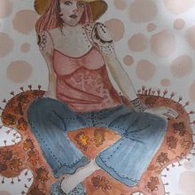 Meu projeto do curso: Ilustração e caracterização de personagens com aquarela. Traditional illustration, Painting, and Watercolor Painting project by Claudia Chaves - 07.04.2022