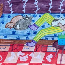 My project for course: Exploratory Sketchbook: Find Your Drawing Style. Un progetto di Illustrazione tradizionale, Bozzetti, Creatività, Disegno, Pittura ad acquerello, Sketchbook e Pittura gouache di Danielle Grace - 03.07.2022