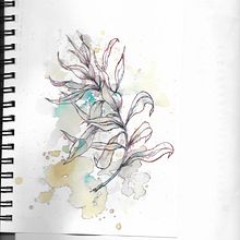 My project for course: Experimental Portraiture with Ink, Tea and Alcohol. Fine Arts, Painting, Drawing & Ink Illustration project by m.walls - 07.04.2022