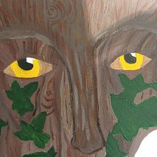 learning how to use acyrlic on canvas. Traditional illustration, and Children's Illustration project by Sandra Patrusca - 07.03.2022