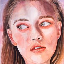 Il mio progetto del corso:  Ritratti espressivi ad acquerello. Ilustração tradicional, Artes plásticas, Pintura, Pintura em aquarela, e Desenho de retrato projeto de Barbara Mapelli - 04.07.2022