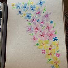Il mio progetto del corso:  Motivi floreali vivaci ad acquerello. Un proyecto de Ilustración tradicional, Pattern Design, Pintura a la acuarela e Ilustración botánica de Annalisa Pacino - 04.07.2022