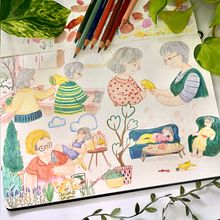 My project for course: Character Creation from Observational Drawings Ein Projekt aus dem Bereich Traditionelle Illustration, Design von Figuren, Zeichnung und Sketchbook von Annika Jenssen - 04.07.2022