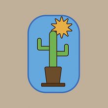 Ilustração - Cacttus. Design, Traditional illustration, Graphic Design, L, scape Architecture, Digital Illustration, Portfolio Development, Digital Design, Digital Drawing, and Vector Illustration project by Vinicius Campacci - 09.27.2021