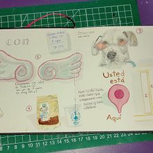 Mi proyecto del curso: Bitácora de viaje ilustrada con técnicas mixtas. Drawing, Watercolor Painting, Sketchbook, Ink Illustration, and Colored Pencil Drawing project by Zianyi Castro - 07.05.2022