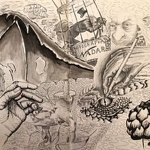 Mein Kursprojekt: Zeichentechnik für Anfänger: Trainiere deine Beobachtungsgabe. Un proyecto de Bocetado e Ilustración con tinta de Margret Wallisch - 05.07.2022