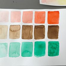 Mon projet du cours : Techniques modernes d’aquarelle. Traditional illustration, Fine Arts, Painting, and Watercolor Painting project by audrey_gravelat - 07.05.2022