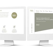 Diseño web R&A . % Aitor Rodriguez Prado tarafından hazırlanan Tasarım, Web Tasarımı, Ve Grafik Tasarım projesi - 07.05.2022