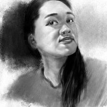 Portrait study #03. Un progetto di Disegno di ritratti, Disegno, Disegno digitale e Bozzetti di Gian Levi Noche - 31.05.2022
