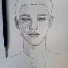 Mi proyecto del curso: Sketchbook de retrato: explora el rostro humano. Een project van  Schetsen,  Tekening,  Portrettekening,  Artistieke tekening y Sketchbook van dinanaorjuela - 05.07.2022
