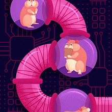 My project for course: Stylized Vector Illustration with Color and Character. Projekt z dziedziny Tradycyjna ilustracja, Projektowanie graficzne, Grafika wektorowa i Ilustracja cyfrowa użytkownika slmartinez18 - 06.07.2022