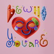Be who you are. 3D, Traditional illustration, T, and pograph project by Tati Astua - 07.01.2022