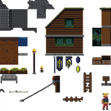 Mi proyecto del curso: Creación de escenarios pixel art para videojuegos. 2D Animation, 3D Animation, Video Games, Pixel Art, Game Design, and Game Development project by Eduardo Martinez - 07.03.1992