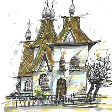 Mój projekt z kursu: Rysunek architektoniczny: kolor i artystyczna ekspresja. Sketching, Drawing, Architectural Illustration, Sketchbook & Ink Illustration project by Joanna Zakrzewska - 07.06.2022