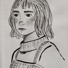 Mi proyecto del curso: Dibujo de personajes desde cero: retrata rostros y figuras. Traditional illustration, Character Design, Pencil Drawing, and Drawing project by Hollie Olivares - 07.06.2022