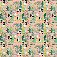 Mon projet du cours : Illustration numérique de motifs inspirés de la faune et la flore. Traditional illustration, Pattern Design, Drawing, Digital Illustration, and Botanical Illustration project by Camille - 07.07.2022