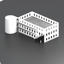 My project for course: Architectural Models with Rhino 3D and V-Ray. 3D, Arquitetura, Arquitetura de interiores, Ilustração digital, Modelagem 3D, Arquitetura digital, e Visualização arquitetônica projeto de Jean Paul Tabet - 07.07.2022