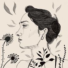 Mi proyecto del curso: Técnicas de dibujo tradicional con Procreate - Ligiaelena Camacho. Traditional illustration, Drawing, Digital Illustration, Portrait Drawing, and Digital Drawing project by Ligia Camacho - 07.07.2022