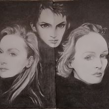 Il mio progetto del corso: Ritratto su blocco da disegno: esplora il volto umano Ein Projekt aus dem Bereich Skizzenentwurf, Zeichnung, Porträtzeichnung, Artistische Zeichnung und Sketchbook von Paola Giaccone - 07.07.2022