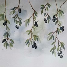 My project for course: Artistic Floral Watercolor: Connect with Nature. Traditional illustration, Painting, and Botanical Illustration project by Somer Selway - 07.07.2022