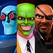 La mascara y la furia. . Een project van 3D y Ontwerp van personages van Danu Navarro - 07.10.2020