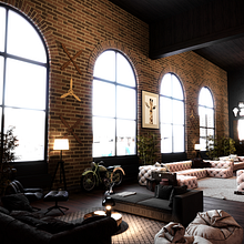My project for course: Photorealistic ArchViz with 3ds Max: Materials and Lighting. Architecture, Interior Architecture, Digital Architecture, and ArchVIZ project by Daniel Andrés Galván López - 07.15.2022