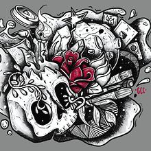 My project for course: Illustration with Procreate: Create Detailed Compositions. Design, Traditional illustration, Digital Illustration, and Digital Painting project by Stephanie Gillen - 07.08.2022