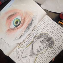 Meu projeto do curso: Caderno de retratos: explore o rosto humano. Un progetto di Bozzetti, Disegno, Disegno di ritratti, Disegno artistico e Sketchbook di robertnicolasdb - 08.07.2022