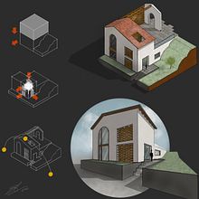 Il mio progetto del corso: Disegno architettonico e artistico con Procreate Ein Projekt aus dem Bereich Architektur, Skizzenentwurf, Digitale Illustration, Digitale Architektur und Architektonische Illustration von e_tenca - 04.07.2022