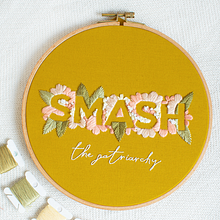 Smash the patriarchy. Un projet de Broderie de Theresa Wensing - 09.05.2021
