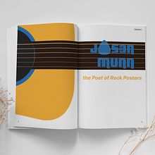 Articolo su Jason Munn (progetto scolastico). Editorial Design, and Graphic Design project by Oscar Simone Frigo - 07.08.2022