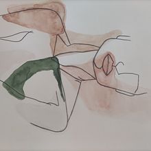 Playing with watercolor. Traditional illustration, Sketching, Creativit, Drawing, Watercolor Painting, and Sketchbook project by bburriel - 07.08.2022