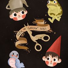 Over the Garden Wall Fanart Series. Un progetto di Illustrazione tradizionale di Camila Parra - 08.07.2022