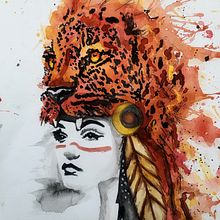 Spirt guide. Watercolor Painting project by Somer Selway - 07.09.2022
